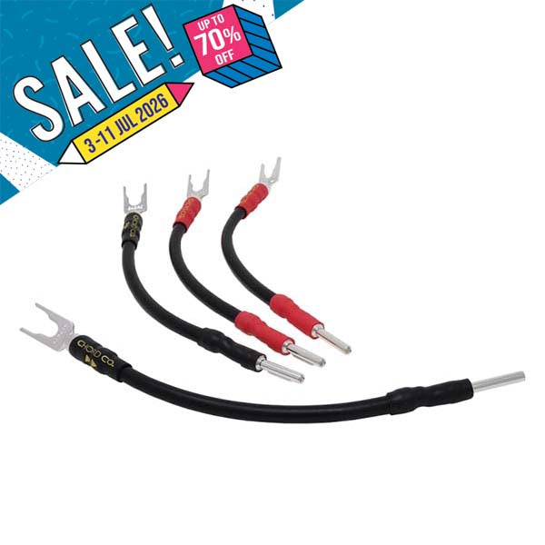 *SALE* [The Chord Company] Signature Link Spade to Banana Speaker Jumper