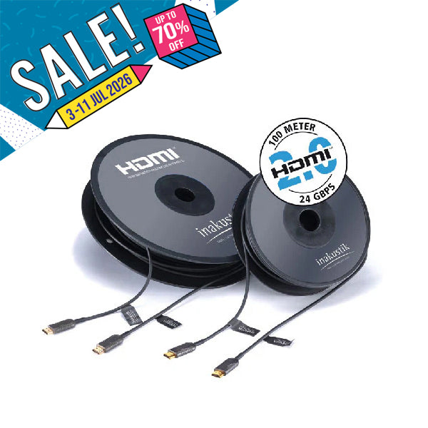 *SALE* [inakustik] Exzellenz Fiber Optic HDMI Cable