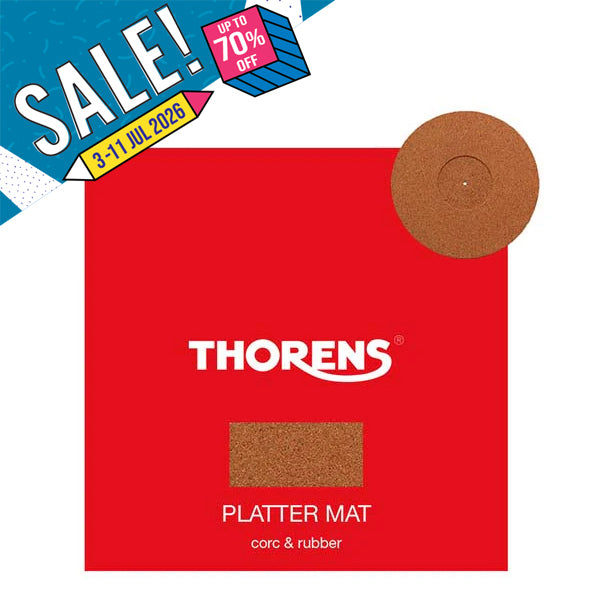 *SALE* [Thorens] Platter Mat Cork & Rubber