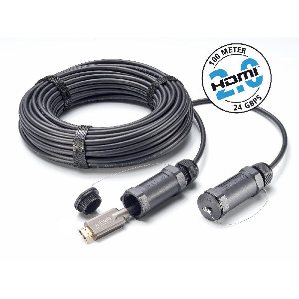 [inakustik] Exzellenz Professional Amoured HDMI 2.0 Optical Fiber Cable 24Gbps