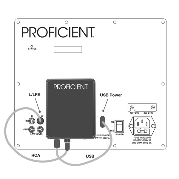 [Proficient] Subwoofer Wireless Kit